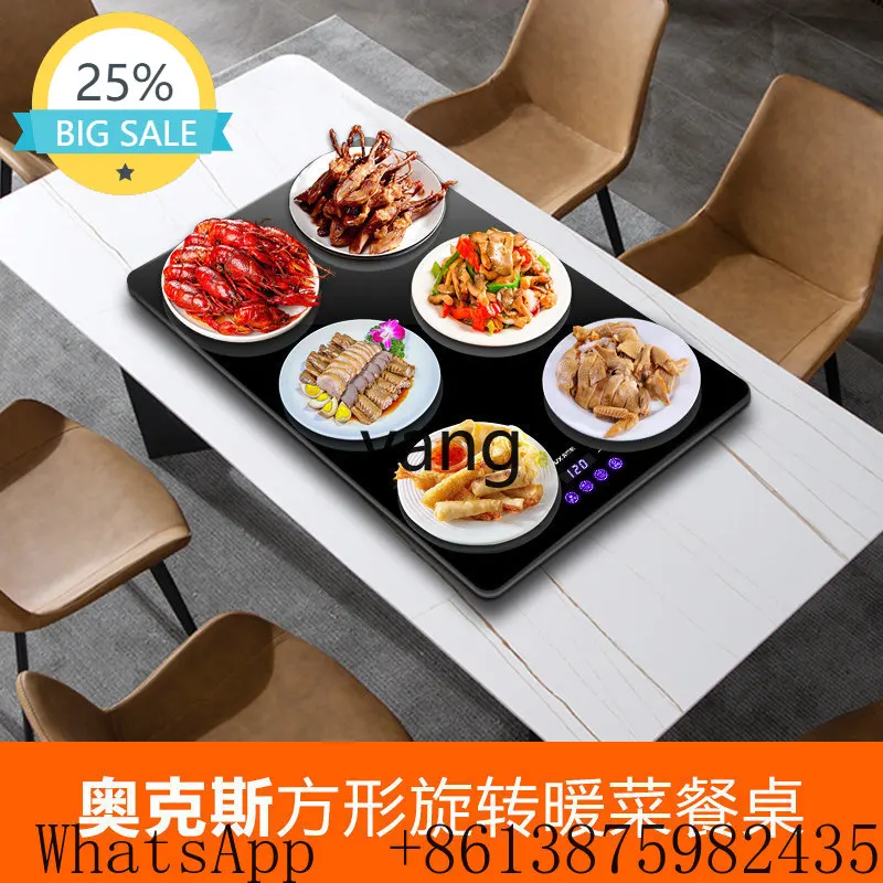 

lcx warm vegetable heating board household desktop insulation multi-functional dining table hot cutting board