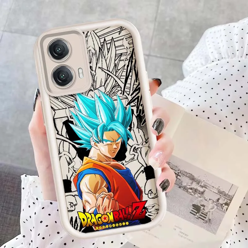 Arte d-dragon balls saiyan capa para motorola moto edge g85 g54 g35 g34 g32 e22 e14 g04 50 5g olho escada caso de telefone