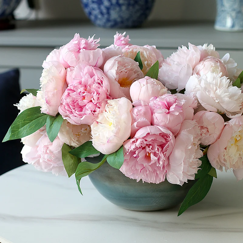 

Fairy air bouquet, court incense, peony bouquet, simulated flower, living room table decoration, wedding arrangement, fake flowe