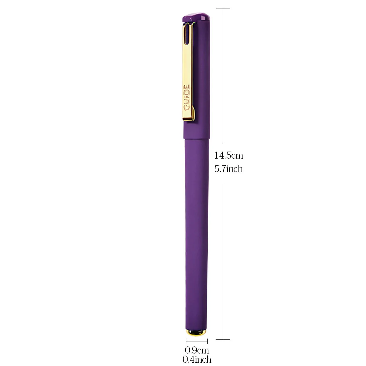 3/6/12pcs Creative Purple Gel Pen 0.7mm Smooth Writing Student Art Drawing Pen for School and Office Use