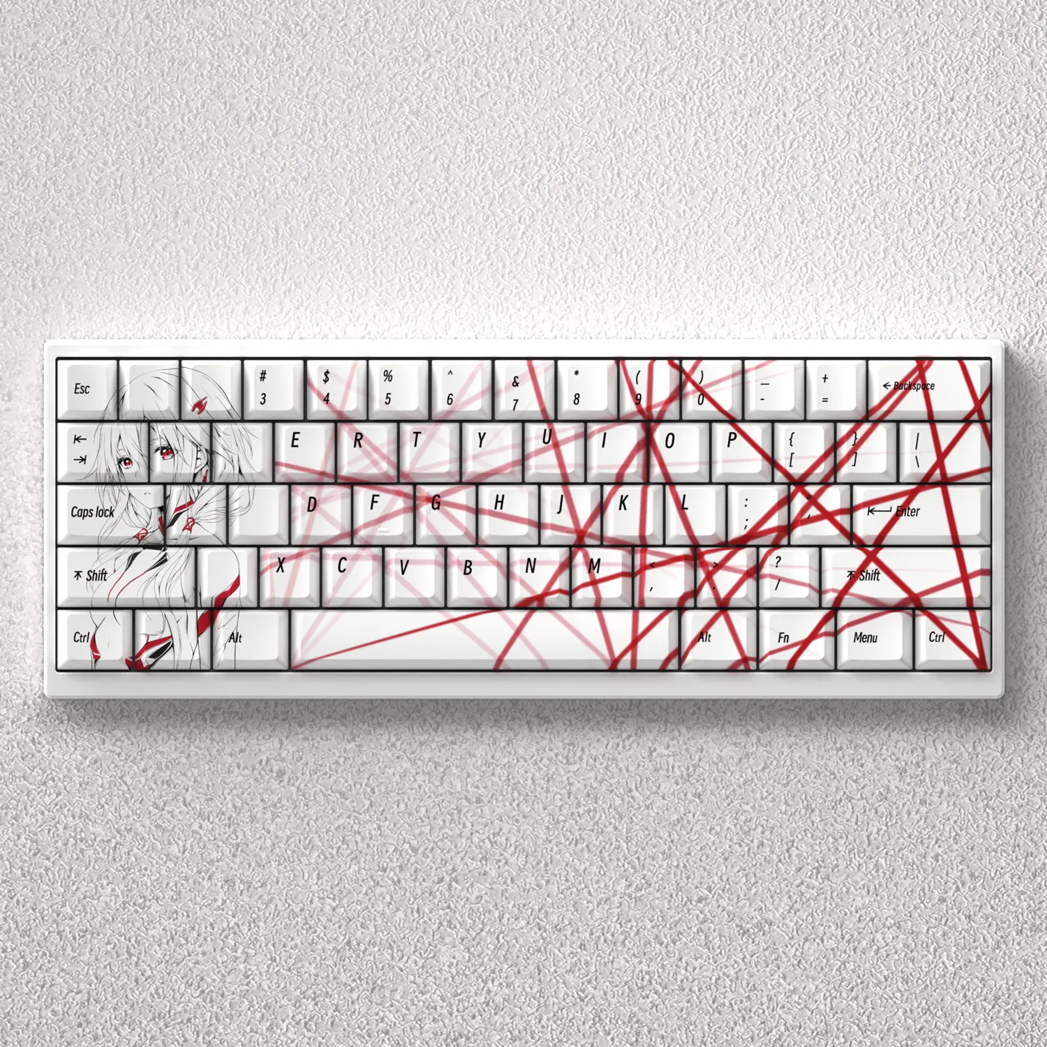 Two-dimensional Theme Original Height PBT Engraving Adaptation 60 63 64 65 68 Keyboard