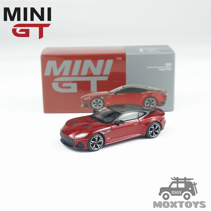 

Литая под давлением модель автомобиля MINI GT 1:64 DBS Hyper Red 1065.