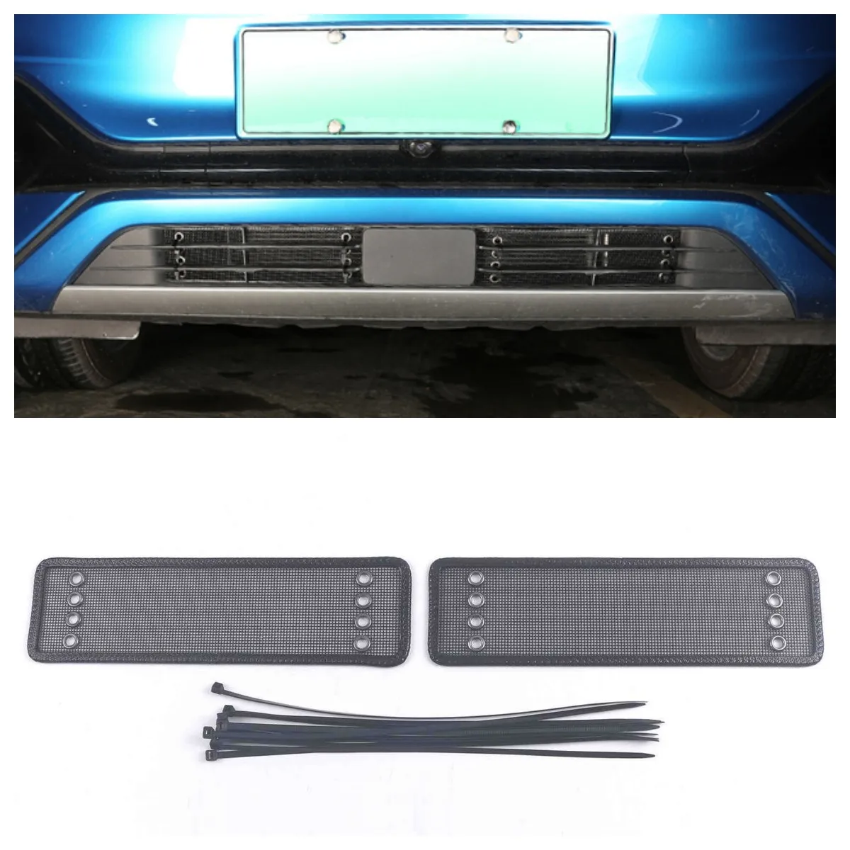 

For BYD Atto 3 Yuan Plus 2022 2023 Stainless Steel Front Grill Insect Net Insect Screening Mesh Cover Car Styling Accessories