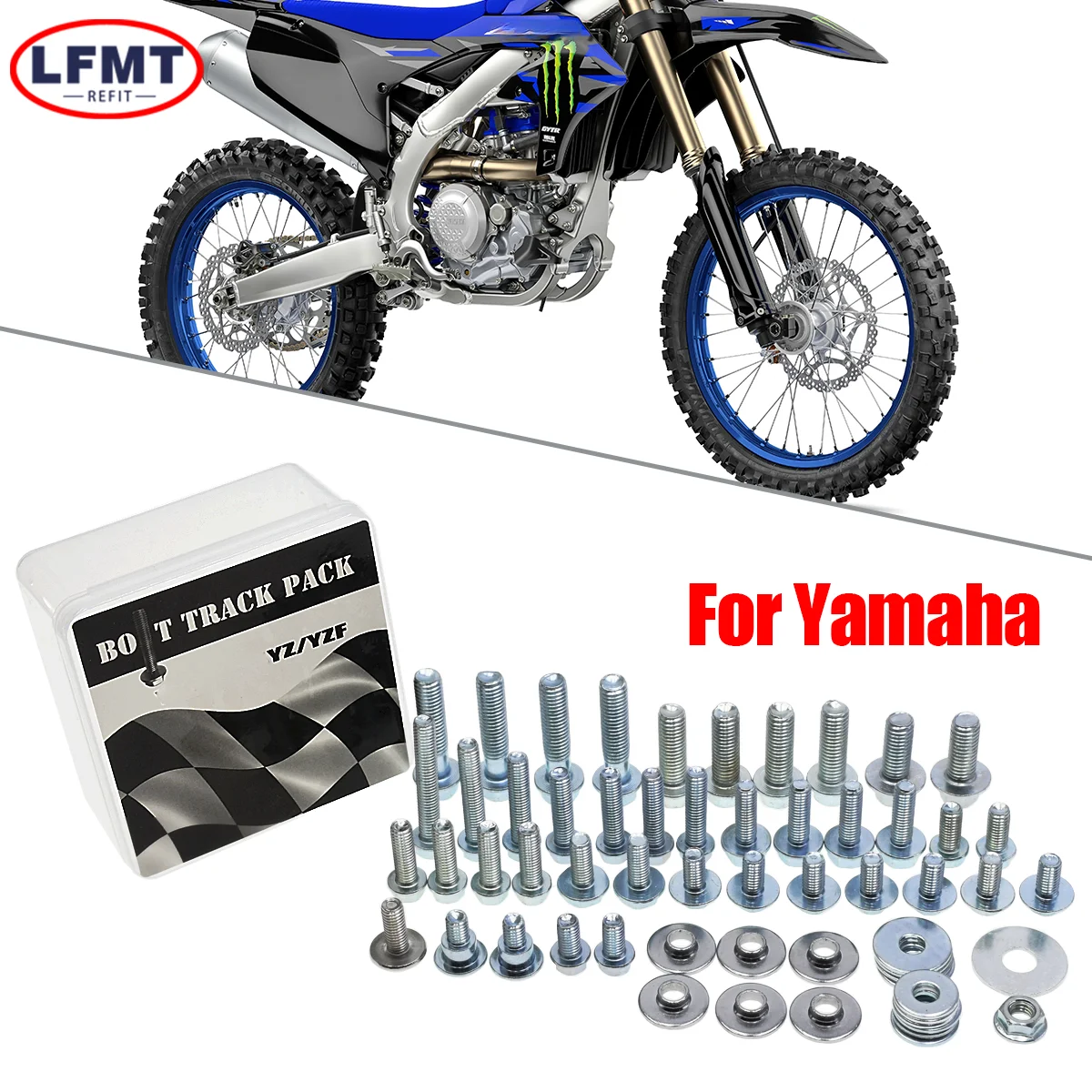 Full Fastener Bolt Screw Kit Body Work Hardware Set For Yamaha YZ 65-125 YZ250 YZ250F YZ450F YZ250FX YZ450FX WR250F WR450F