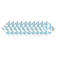 10x Self-Adhesive 3D-Mosaic Tile Sticker Kitchen Bathroom Wall Sticker For Home Bathroom Montage Decoration 10x10cm Epoxy 4