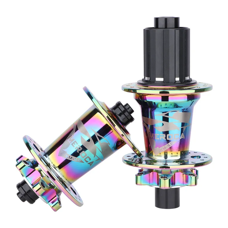 MEROCA Front 2 Rear 5 Peilin Hubs MTB Bike Disc Brake Flower Hubs Quick Disassembly Bucket Shaft 32 Hole Six Nail Flower Drum