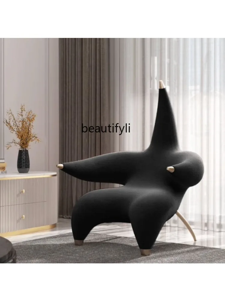 Designer Paida Star Armchair Creative Strange Shape Starfish Animal Modeling Hotel Homestay Armchair chairs living room