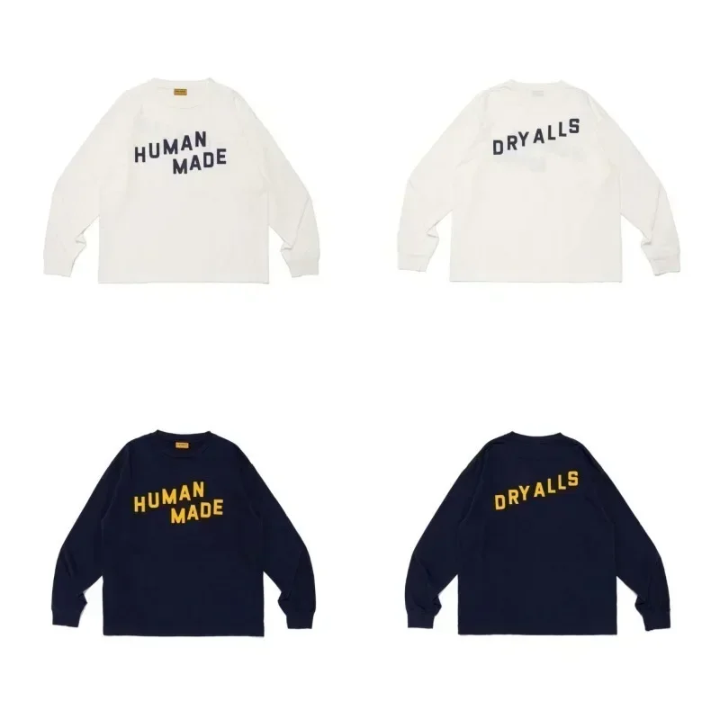 Human Made Winter Heavyweight Slub Cotton Long Sleeve Pullover Basic Streetwear