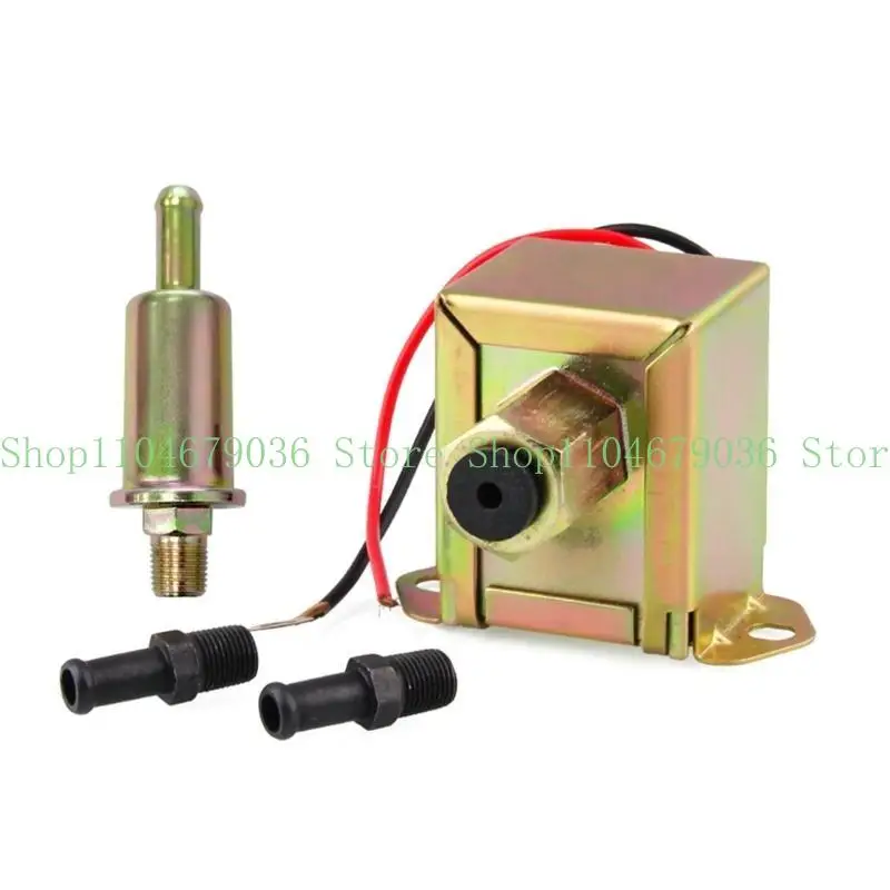 652F 40106 40107 40104 Car 12V Diesels Petrols Facets Square Electric 2x Unions + InLine Filter Petrols