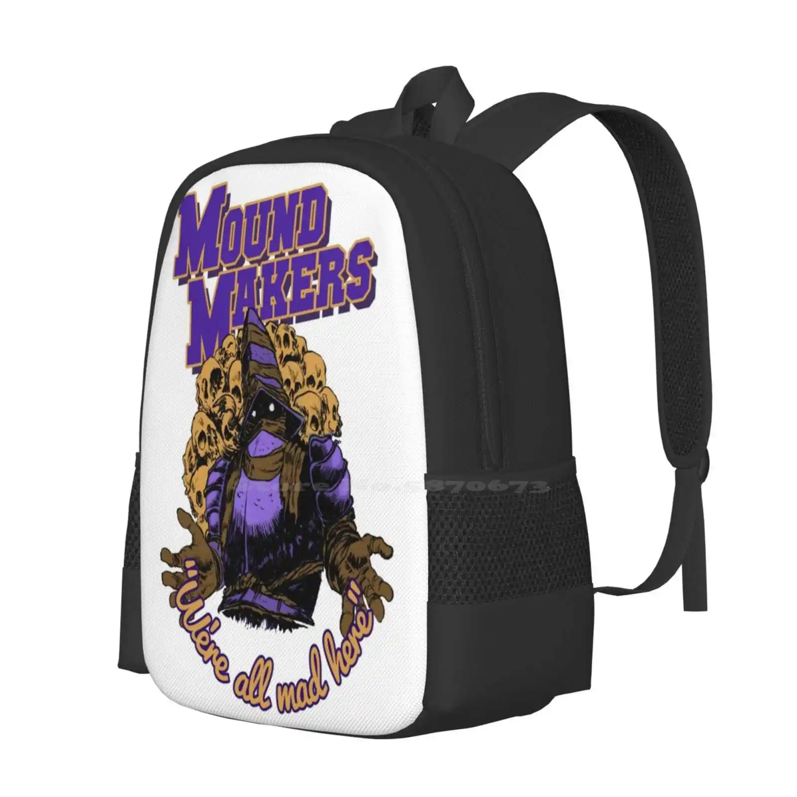 Mochila con diseño de estampado 3D de Mound Makers, bolsa para estudiantes, Dark Souls, 3 Mound Makers, videojuegos, Rpg, deportes