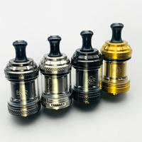 DSX Berserker Mini V2 MTL RTA 22mm Single Coil Electronic Cigarette Atomizer With 8 PEEK intake Block Rebuildable Tank Atomizer