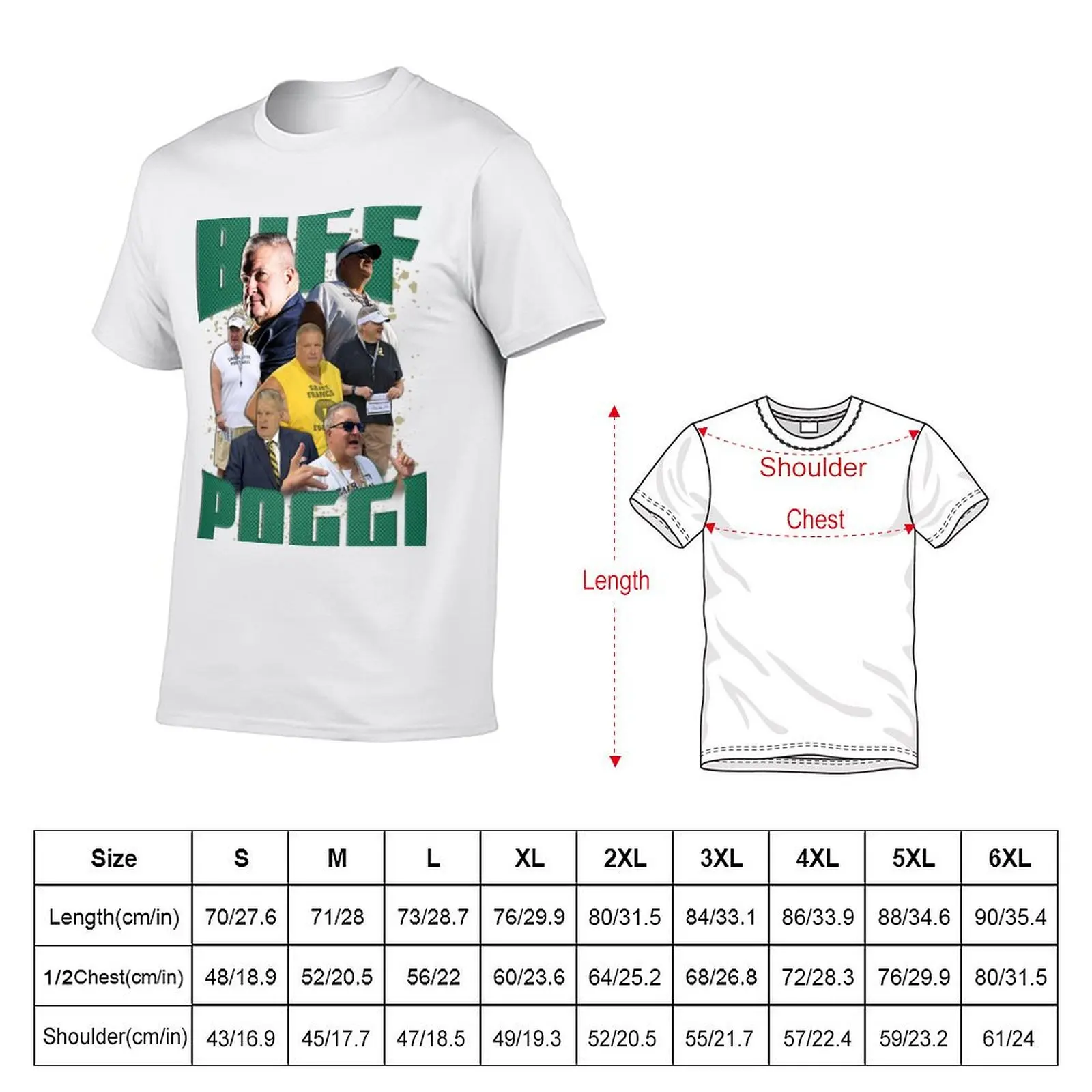 Biff Poggi T-shirt korean fashion shirts graphic tees sublime mens clothing