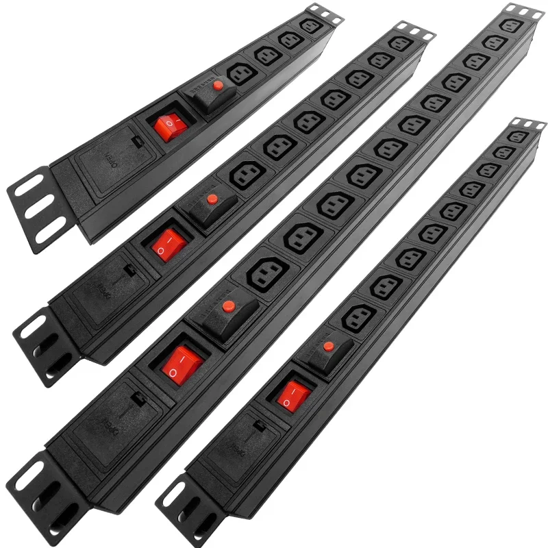 

wireless PDU aluminium alloy Power Strip Network Rack 2/3/4/5/6/7/8/9/10 Ways C13 output SOCKET Overload protection 16A 3500W