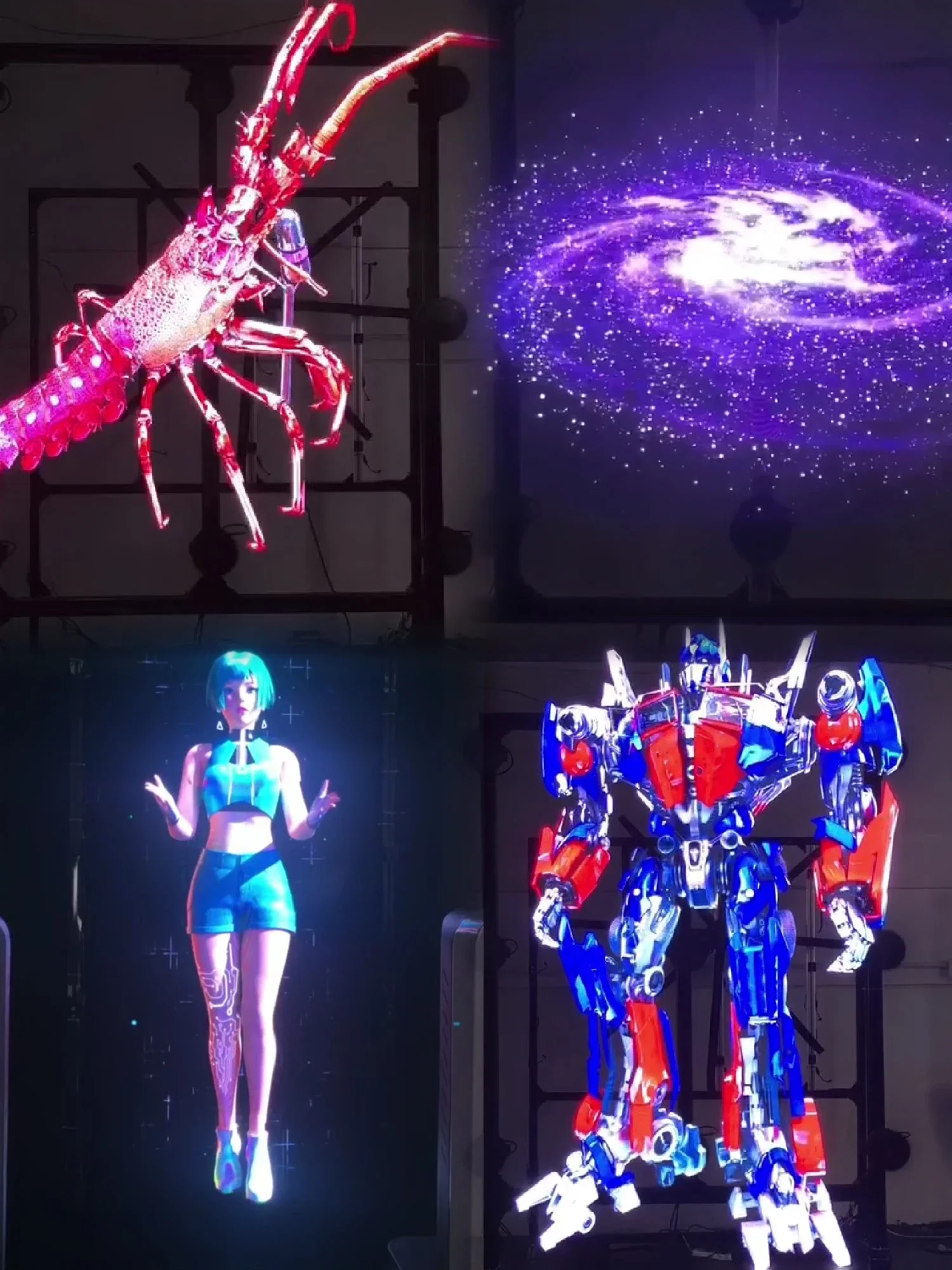 2025 المهنية CNS-S6L ثلاثية الأبعاد الثلاثية الأبعاد الإعلان مروحة 65 سنتيمتر في الهواء الطلق عارية العين ثلاثية الأبعاد جهاز عرض (بروجكتور) ليد عرض المعدات المصاعد Airp