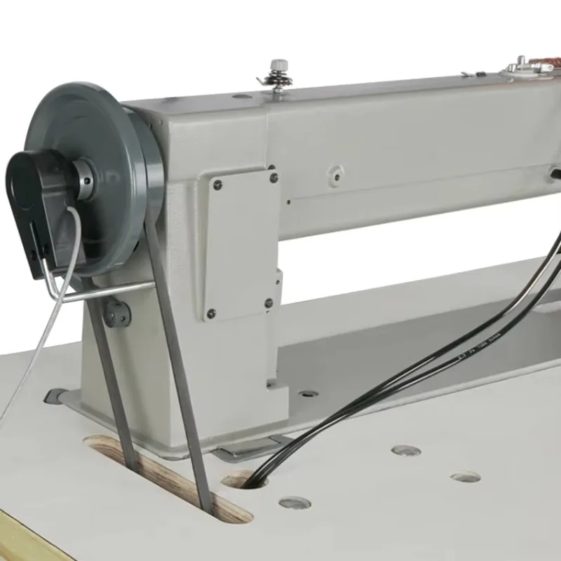 

6620-25 635mm Long Arm Flat Bed Double Needle Car Seat Lockstitch Sewing Machine for Leather Sofa