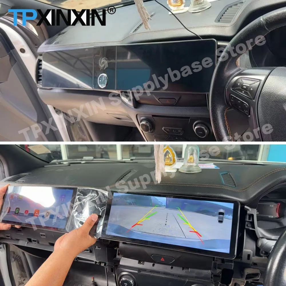 Android Auto For Ford Ranger Everest 2015~2018 Dual screen interaction Car Radio Stereo Multimedia Player Navigation Head Unit