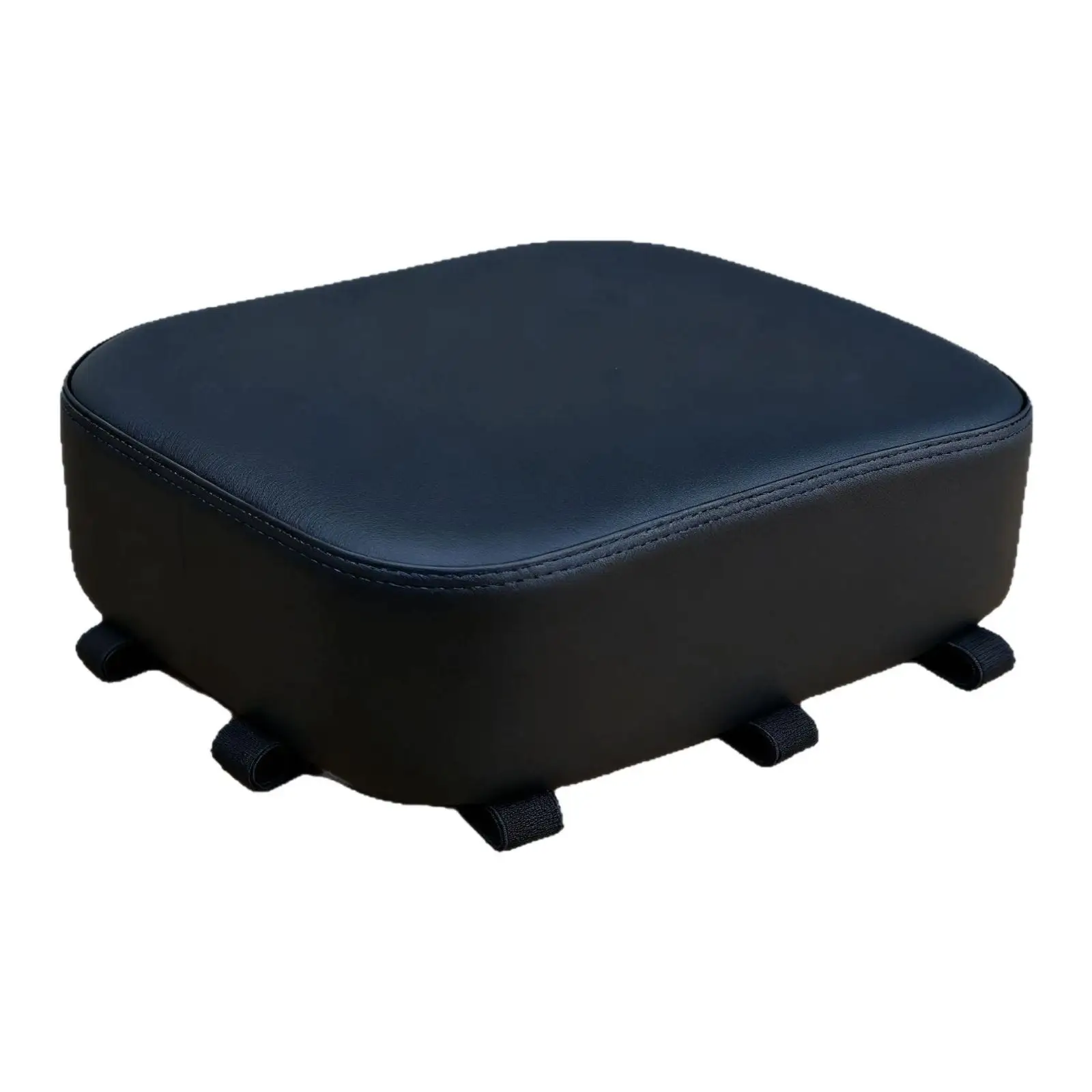 

Extra Thick Bike Rear Seat Cushion Shock Absorbing PU Leather Sponge Saddle for Road Mountain Cycling