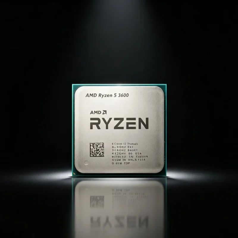 100-000000031 R5 3600 6 Core 12 Thread 3.6GHz 7nm 65W 32MB L3 AM4 Socket Desktop CPU Processor