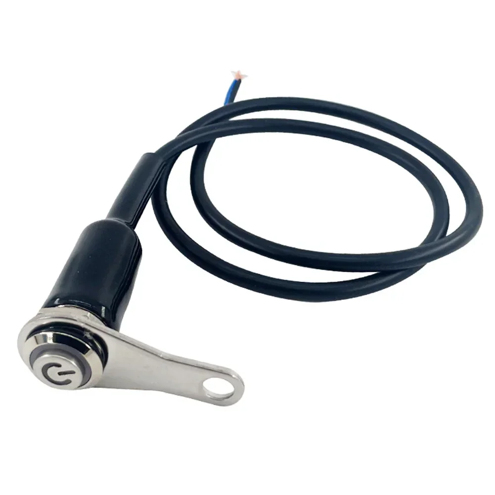 1PC LED Motorcycle Switch ON+OFF Handlebar Mount Aluminum Alloy Waterproof 12V Fog Light Lamps Motorbike Horn Push Button Switch