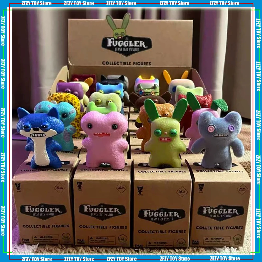 

Genuine Trendy Blind Box Toys Fuggler Funny Ugly Monster Blind Box Toys Teeth Monster Collectable Toy Figures Anime Model Gifts