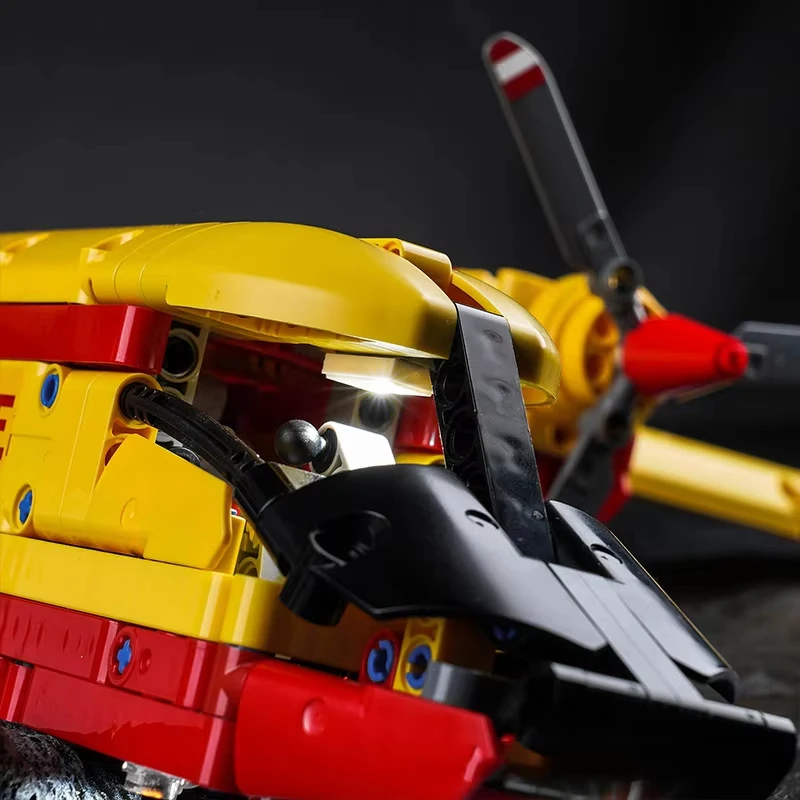 DIY LED Light Kit For LEGO 42152 Firefighter Aircraft Building Block Set ( Only LED Light,Without Blocks Model)