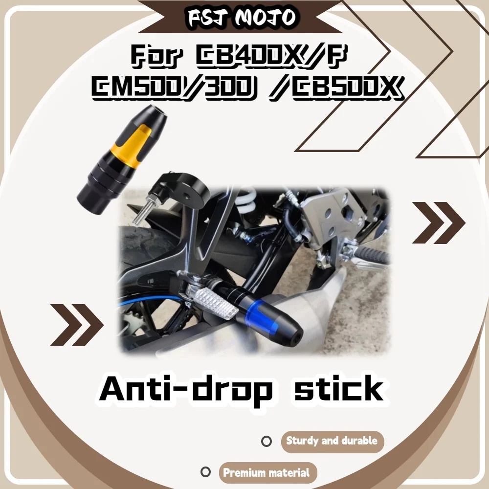 For  CM300 CM500 CB400X/F CB500X High Strength Exhaust Bumper Bar, Anti-impact Protection Rod Moto Fittings