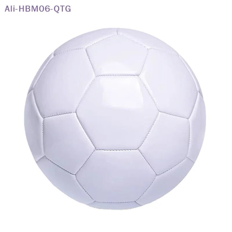 

[New]White Soccer Ball Size 5 Official Size Lightweight For Kids Adult Football Toy Educational Plaything Sports PVC DIY Gift