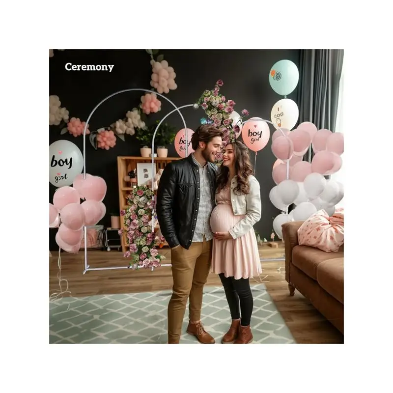 

Garden Arch Stand Set for Outdoor Decor - Wedding, Party, or Event Use