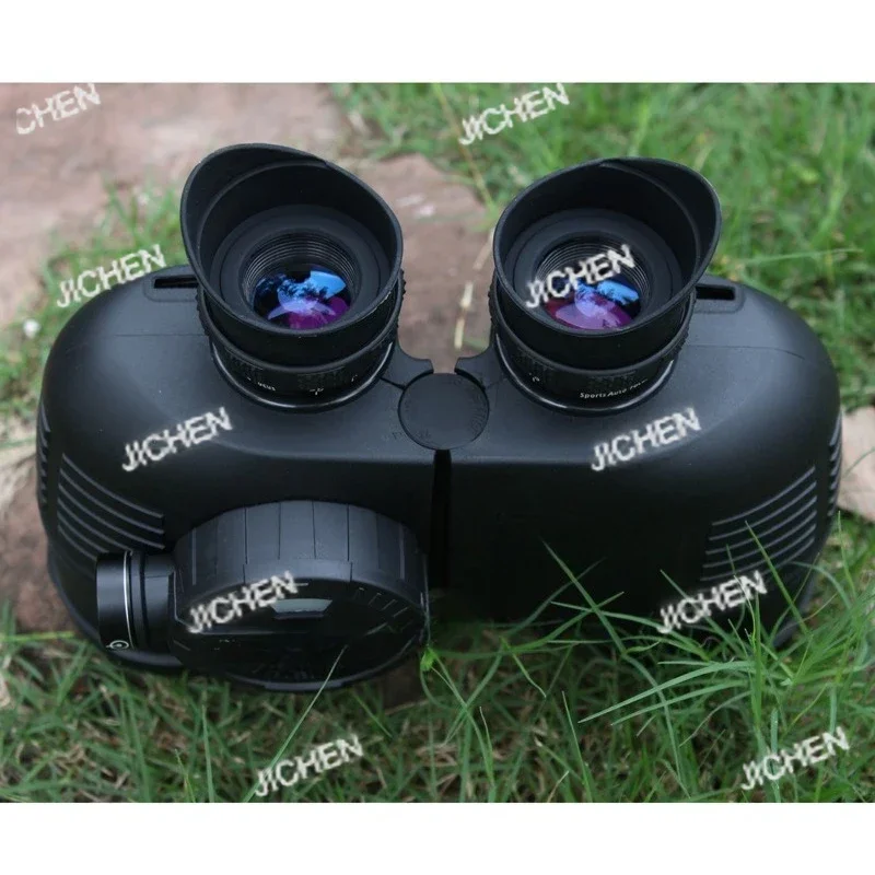 Zq Telescope High Definition 22-7X50 Low Light Night Vision Nautical Ranging Compass Waterproof Glasses-image