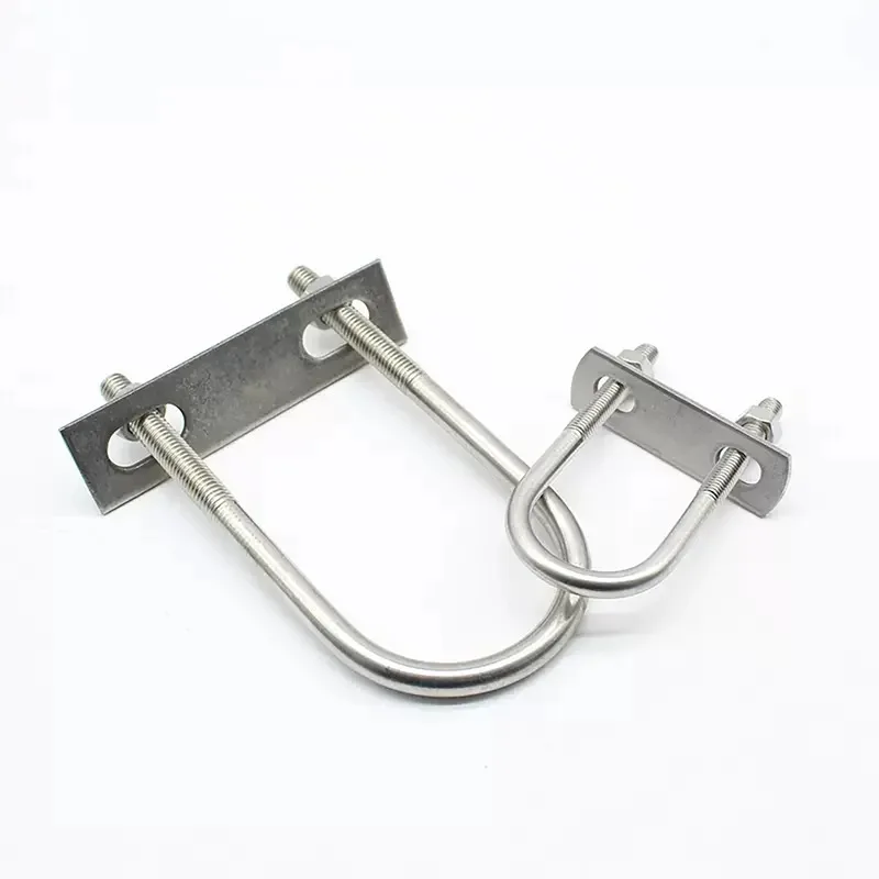 

Anti Slip 304 Stainless U Clamp with Baffle for Vibration Resistance in Demanding Pipe Applications