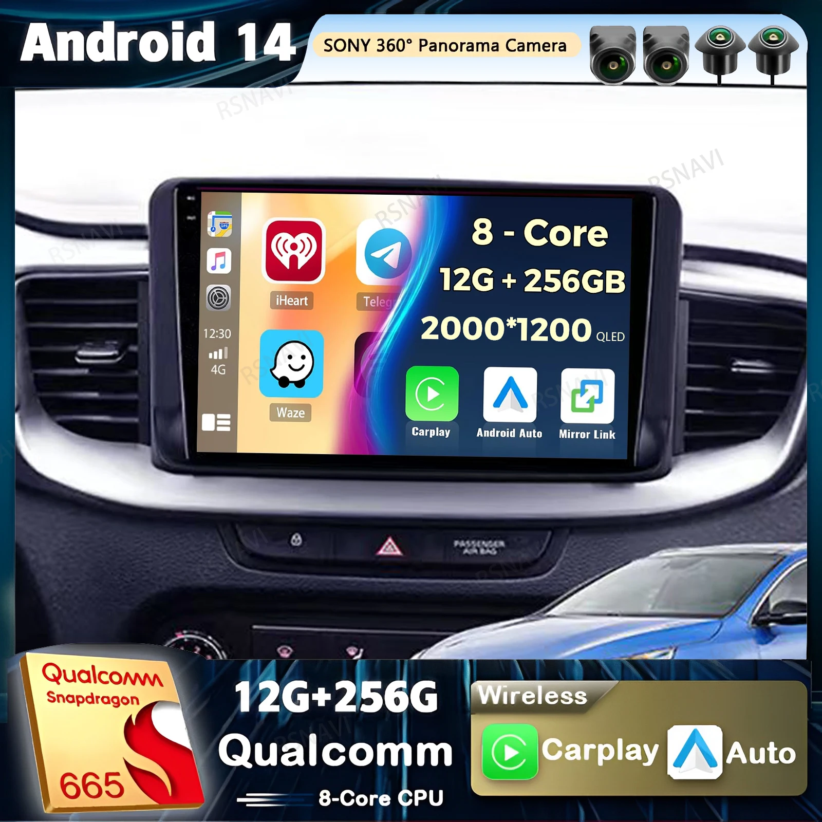 

Android 14 Carplay Auto For Kia Ceed 3 CD 2018 2019 - 2022 Car Radio Player Multimedia Stereo Navigation Stereo dvd Head Unit BT