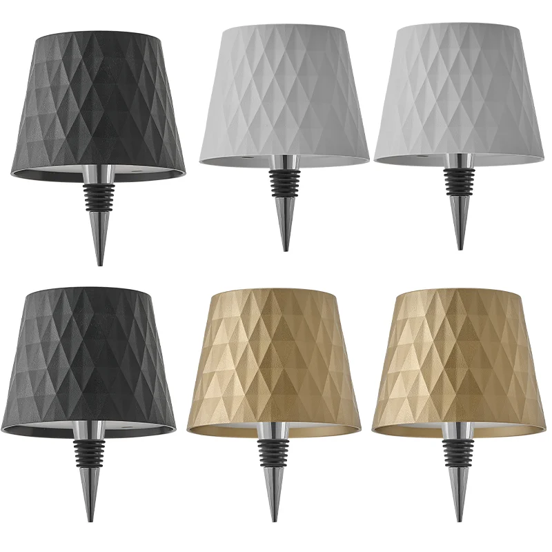 Kabellose LED-Tischlampe, tragbares Design, Touch-Steuerung, stufenlose Dimmung in drei Farben, USB-Aufladung, geeignet für Ambientebeleuchtung, Restaurant-Tischlampen, Schlafzimmer-Leselampen,
