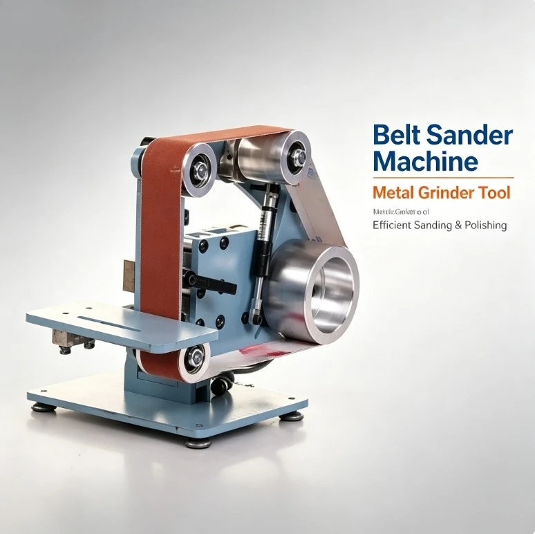 Vertical Horizontal Belt Sander Multi Function Polishing Grinder Variable Speed Knife Sharpener Benchtop Metal Wood Sanding Tool