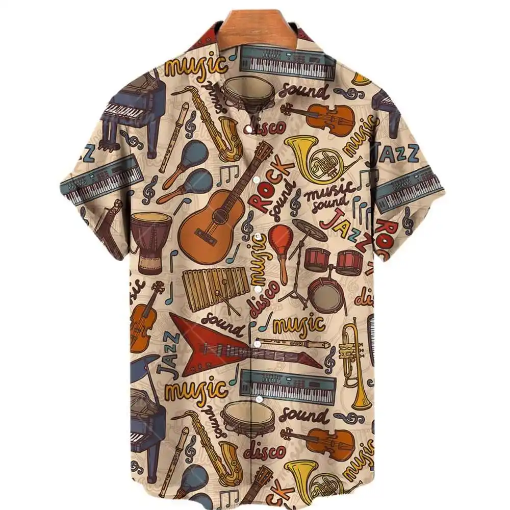 

Faionable Personalized Printed ort Sve irt Youthful Loose Fit Cotton Spring Summer Casual Wear Iron Free Striped Pat...