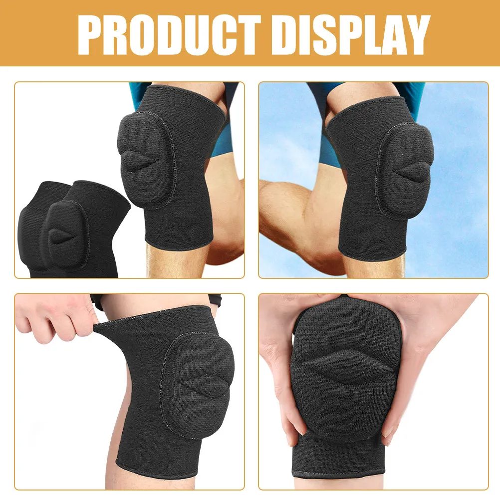 Thickened Sponge Knee Brace for Sports, Yoga, Training, Volleyball & Snowboarding – Anti-Collision Support Pads