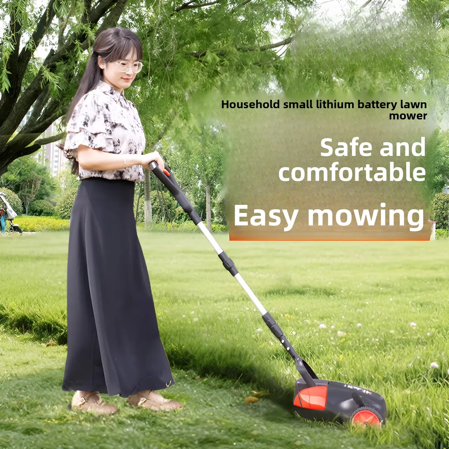 Electric lawn mower, small new model for home use, for weeding.Grass Trimmer