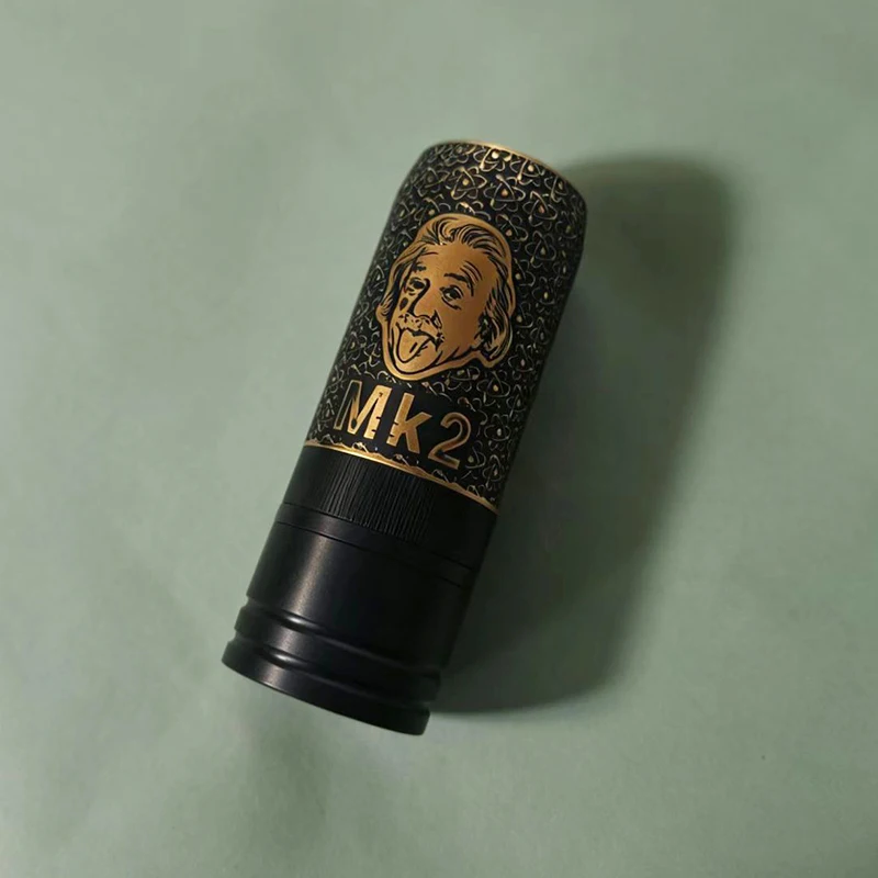 MK2 Özel Mekanik Modifikasyonlu Albert Gammon CipherSkull Sınırlı Üretim Pirinç 26mm Tekli 18650 Pil Yedek Parçalarla Uyumlu
