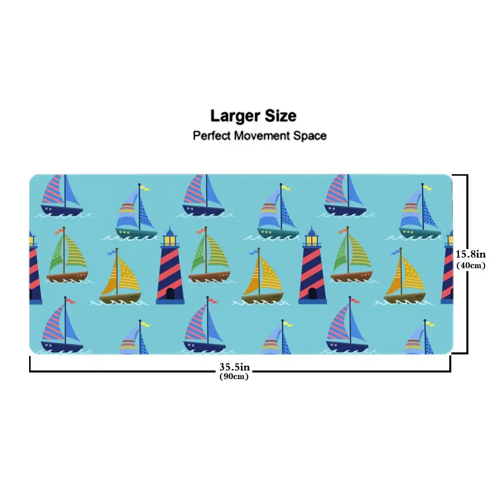 Alas Mouse Navigasi Alas Mouse Tablet Laptop xl Alas Mouse Desktop, Alas Keyboard Gaming Pelangi HD Lucu, Pemain Csgo, 90x40