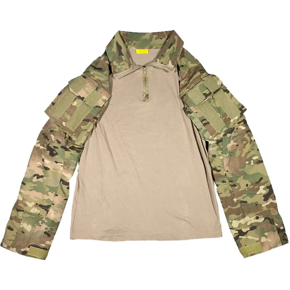 Gen3 Tactical Pants and Long Sleeve T-shirt CP Camouflage Frog Suit Outdoor CS Training Hunting Workwear Set
