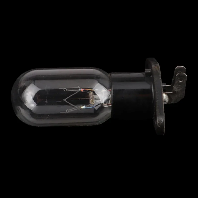 1Pc 2025 NEW 220V 15-20W Universal Microwave Oven Bulb Replacement Refrigerator Lighting Bulb Base Design with Holder
