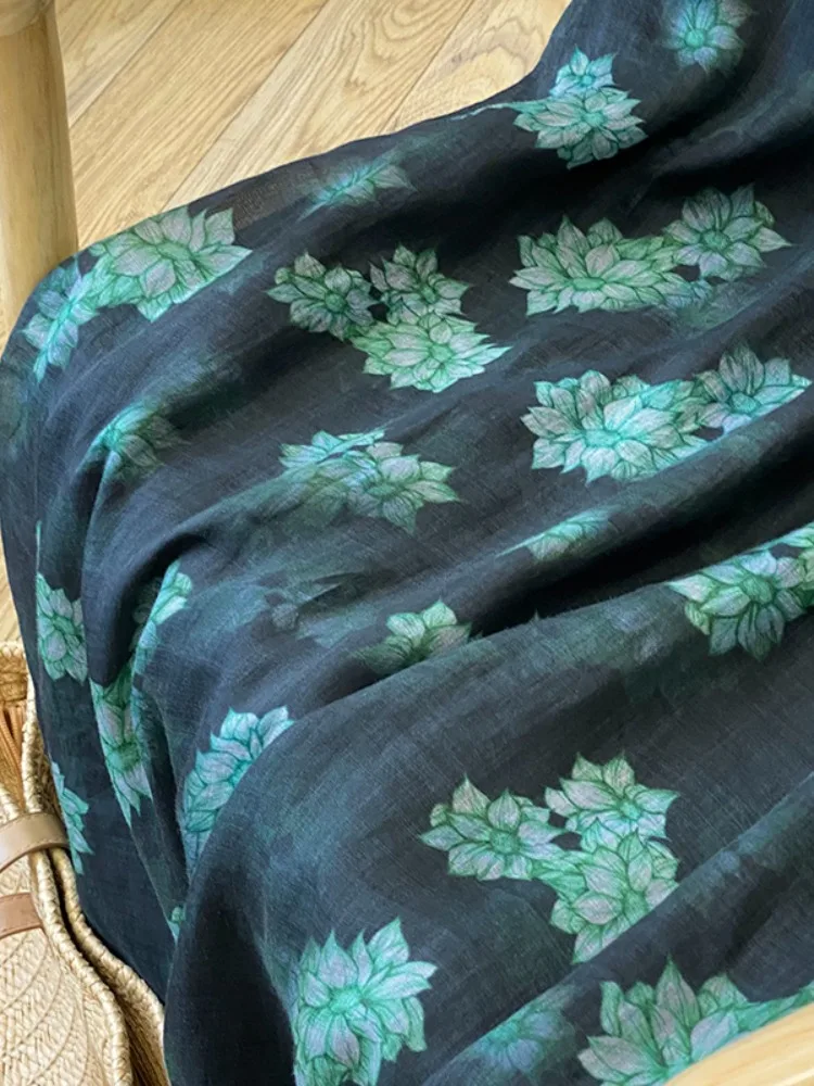 Cinturino estivo sottile in cotone e lino floreale retrò Dr Donna Anti-età Dimagrante Base di piccole dimensioni Svel Linen Dr