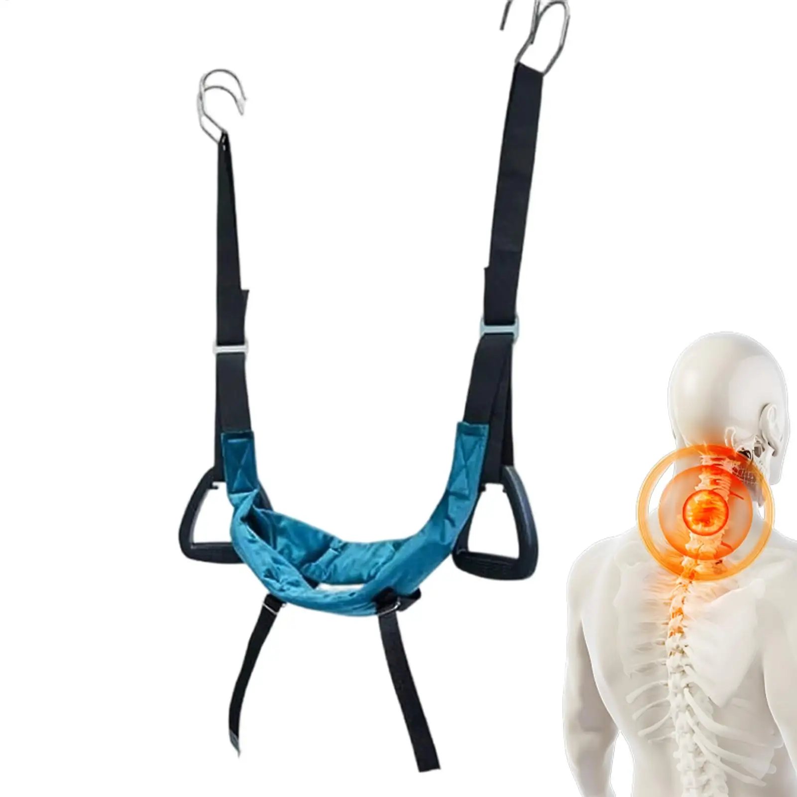 Cervical Neck Traction Device For Pain Relief Adjustable Pos&ture Corrector Collar Support Soft Comfortable Brace For Home Offic