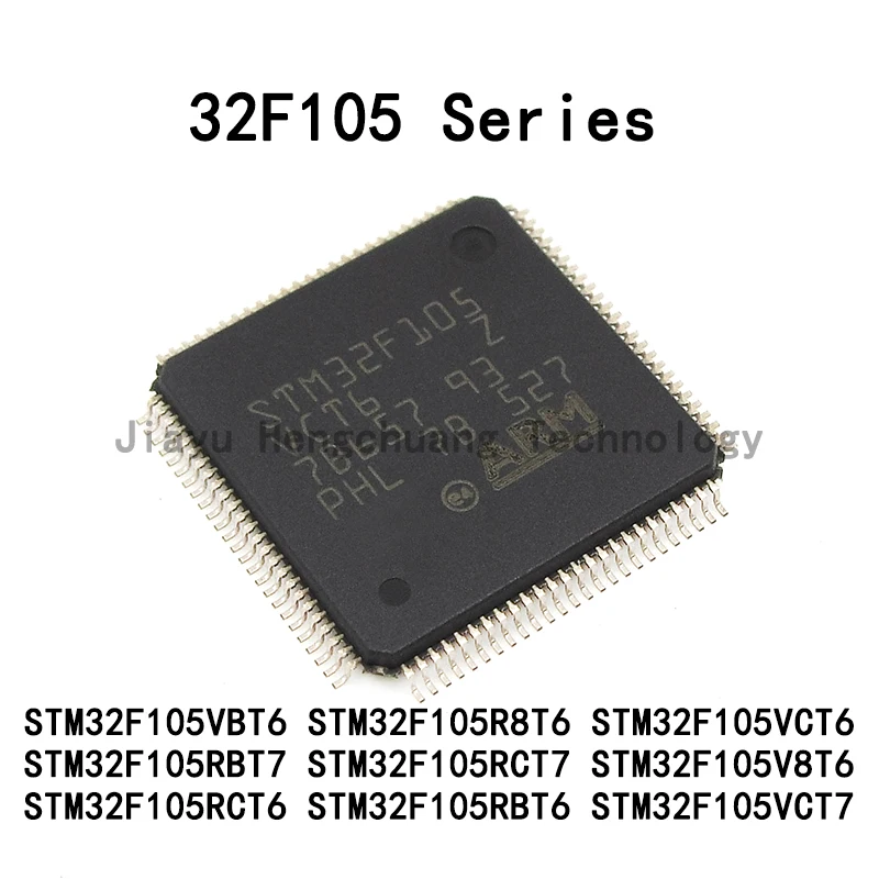 5PCS STM32F105RBT6 STM32F105V8T6 STM32F105VBT6 STM32F105R8T6 STM32F105VCT6 STM32F105RCT6 STM32F105RBT7 STM32F105VCT7 32F105RCT7