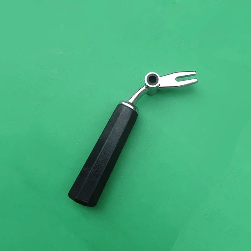 1PCS Guangshen Stainless Steel Ice Cream Maker Valve Handle with Rubber Lever, Compatible with Spaceman Ice Cream Maker Parts