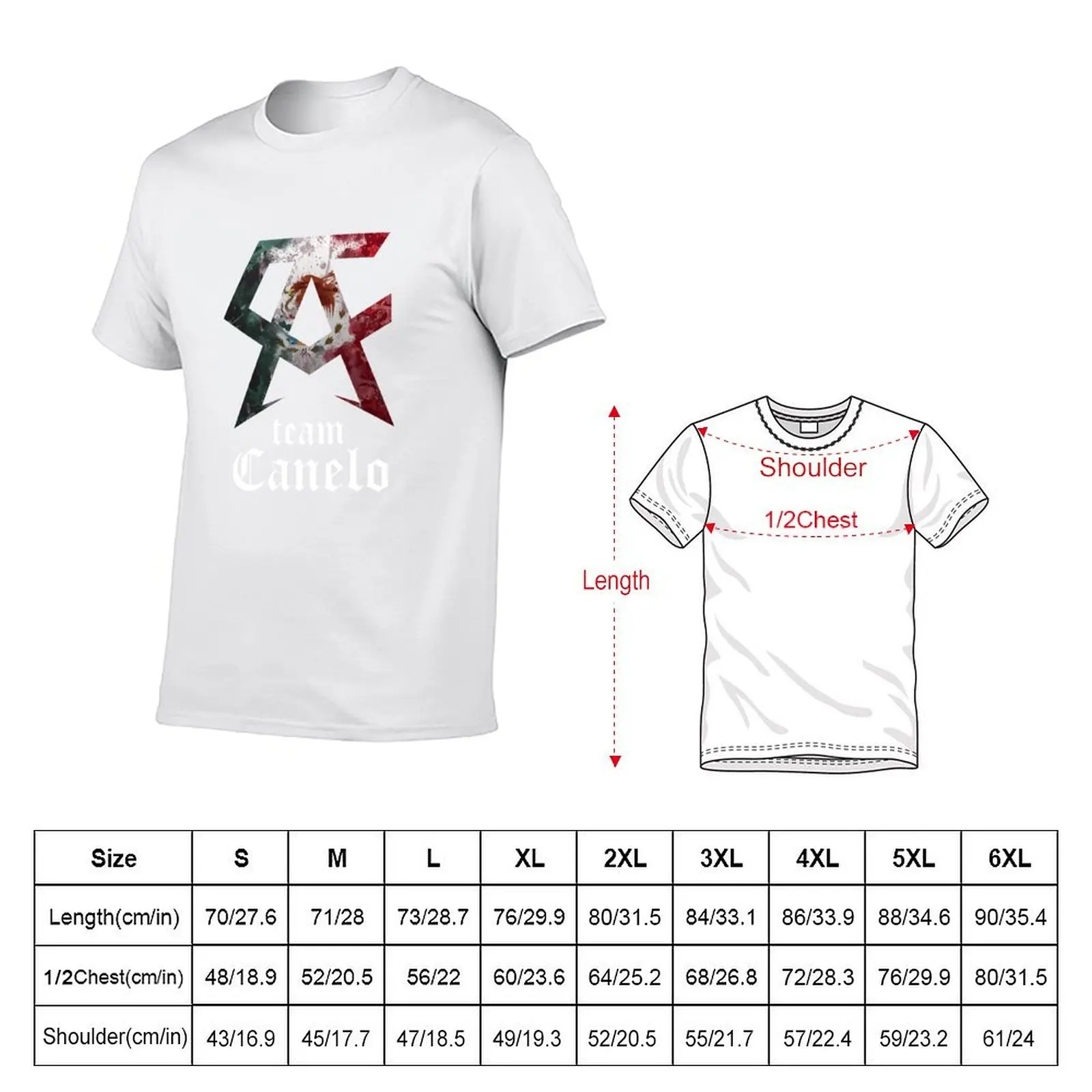 team canelo alvarez T-Shirt t shirts for man cotton soft t shirt custom print T-Shirt