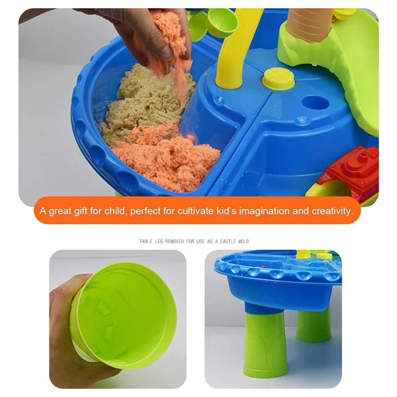 Children's Beach Toy Set Play Sand Toys Kids Summer Beach Table Baby Water Sand Digging Tools For Seaside Swimming Pool