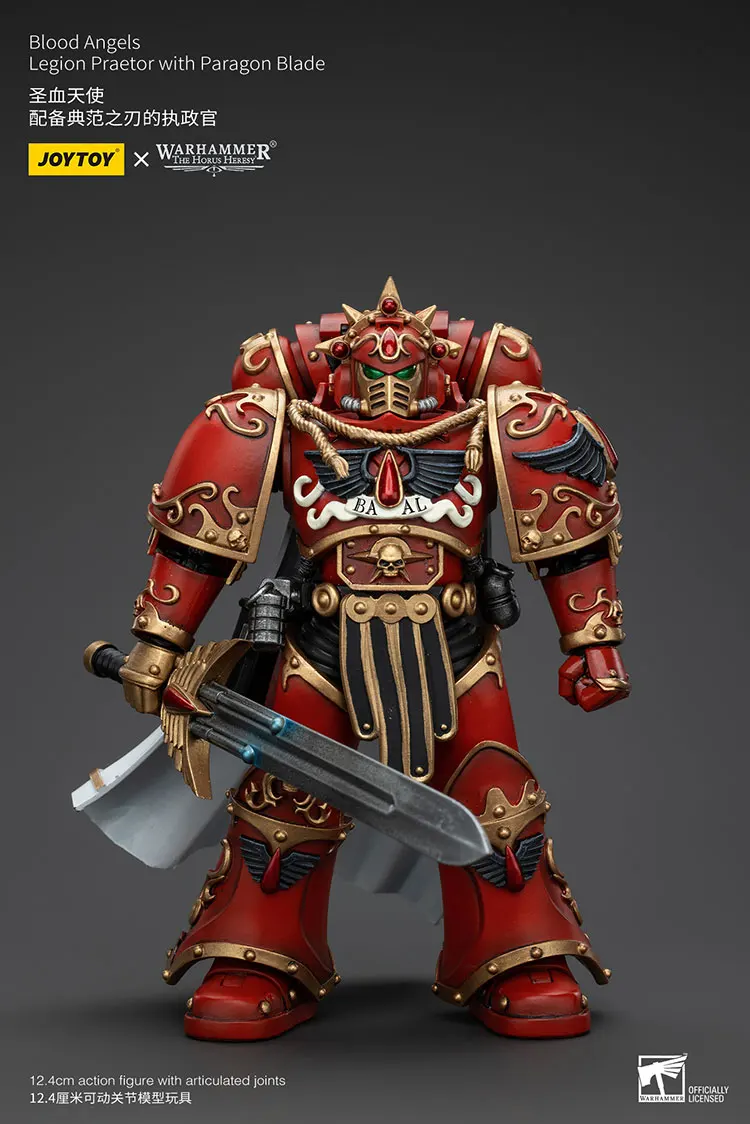 

JOYTOY Warhammer "The Horus Heresy" Blood Angels Legion Praetor With Paragon Blade Action Figures Doll Decoration Gift Collect