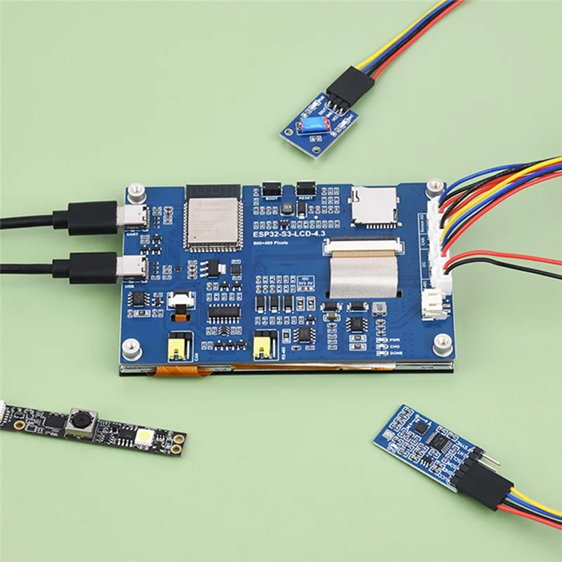 

-MEOF ESP32-S3 4.3Inch Capacitive Touch Screen Development Board Dual-Core Processor 240Mhz Wifi Bluetooth On-Board Antenna