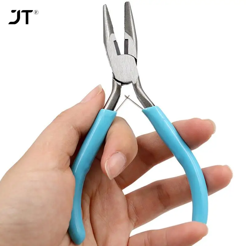 1Pcs Mini Pliers Insulated Cutter Clamping Stripping Wire Crimping Cable Cutters Round Long Nose Pliers For Jewelry Making Tools