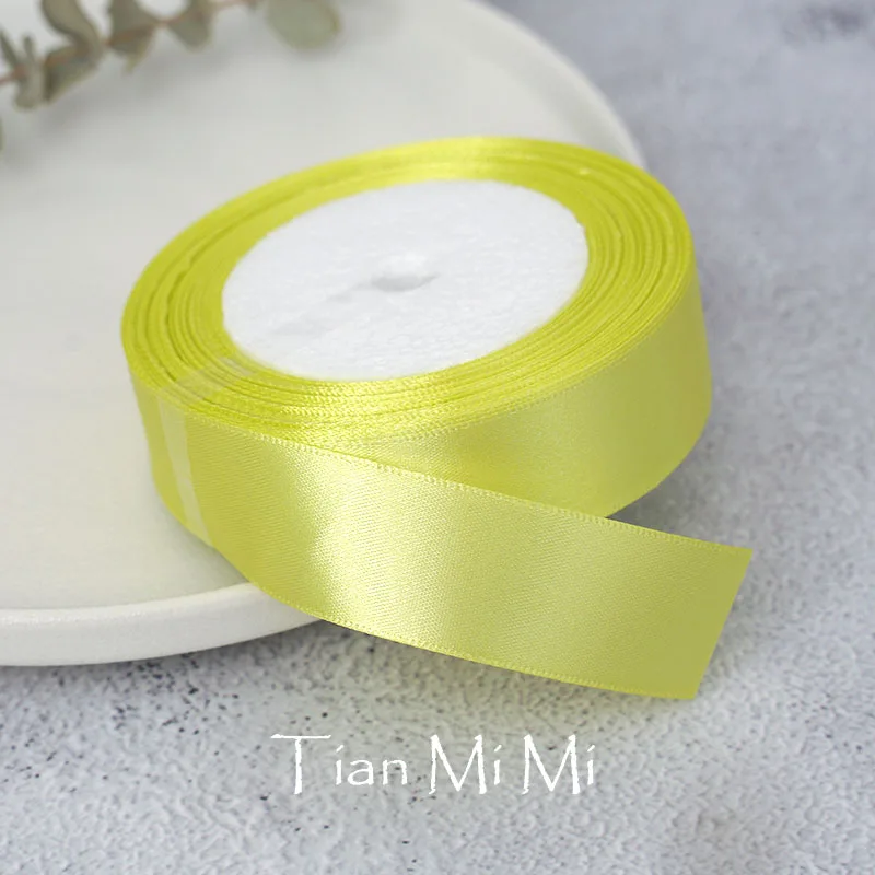 Satinband 25 Yards/Rolle 6mm 10mm 15mm 25mm 38mm 50mm Schleifenband Geschenkverpackung Handgemachtes DIY-Bastelmaterial Weihnachten Hochzeit Party Dekoration